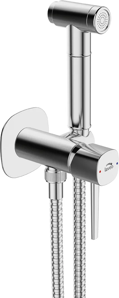 Miscelatore da incasso per bidet con set doccia cromo Laveo Pola