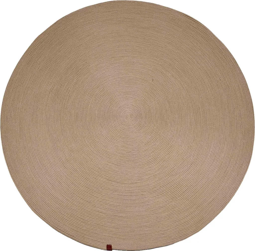 Tapis Astra PARIS Beige 150x150 cm - Facile à Nettoyer et Anti-Taches