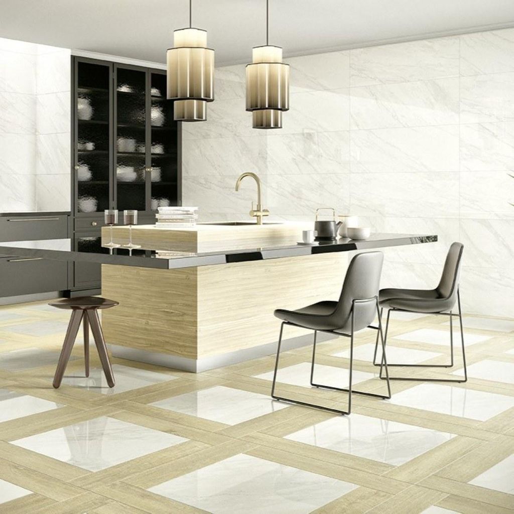 CASA39 Fliesen Marmoroptik Weiss 60x60 cm Love Tiles Marble