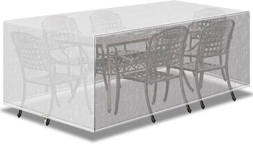 Bâche de protection salon de jardin 250x210x90 cm étanche Gris Anthracite