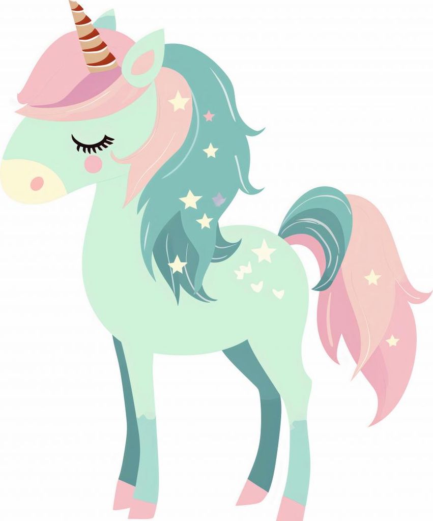 Plakat 91,5x60cm Einhorn der Träume
