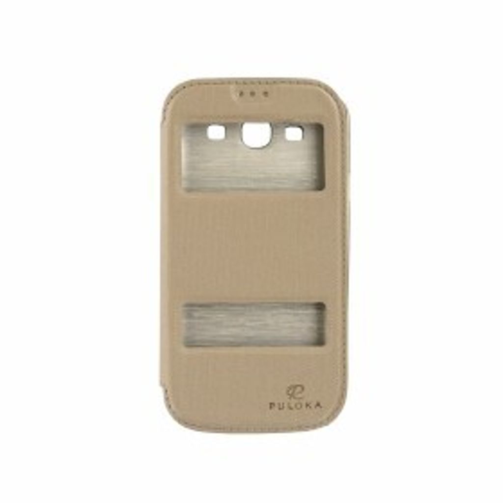 Original Flip Handyhülle für Samsung Galaxy S3 Gold