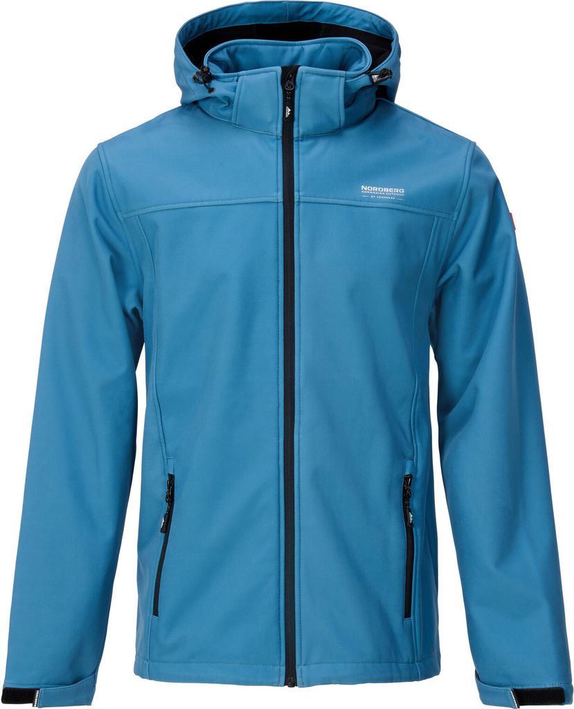 Nordberg Eldgrim - Softshell Outdoor Sommerjacke Herren - Stellar Blue - Größe M