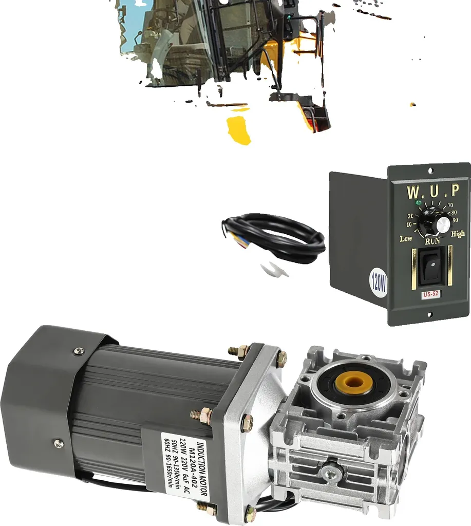 Motorisation worm 120W compacte pour convoyeur et portail automatique
