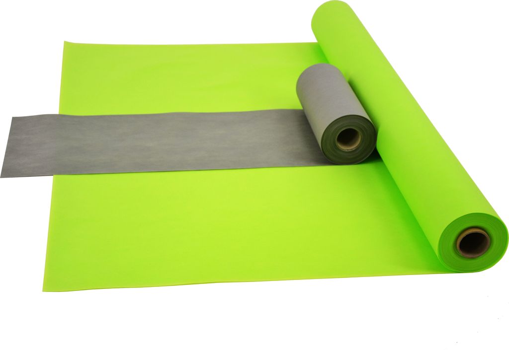 Sensalux Kombi-Set 1 Tischdeckenrolle 1m x 25m apfelgrün + Tischläufer 30cm grau