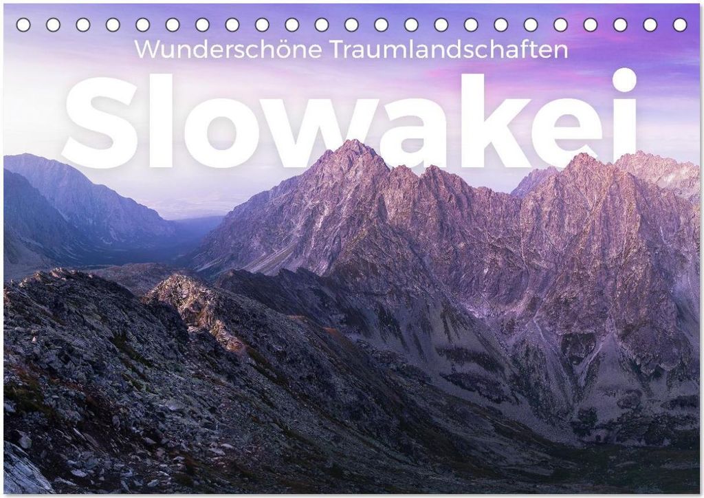 Slowakei - Wunderschöne Traumlandschaften (Tischkalender 2026 DIN A5 quer), CALVENDO Monatskalender
