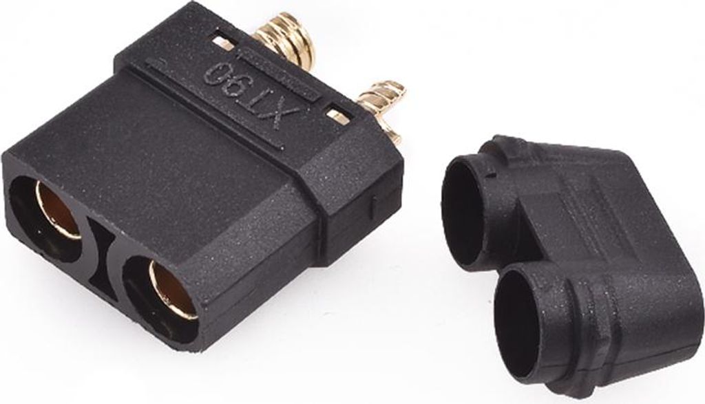 XT90H-F Stecker mit Lötfahne und Abdeckung