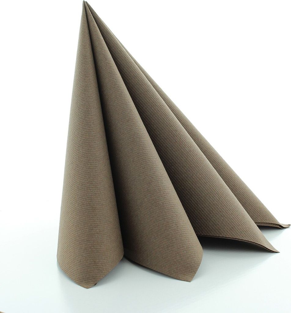Sovie HORECA Serviette in Braun aus Linclass® Airlaid 40 x Produktbild 
