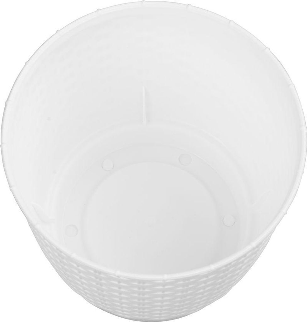 Vaso RATOLLA Round 190, bianco, con sottovaso Immagine del prodotto 