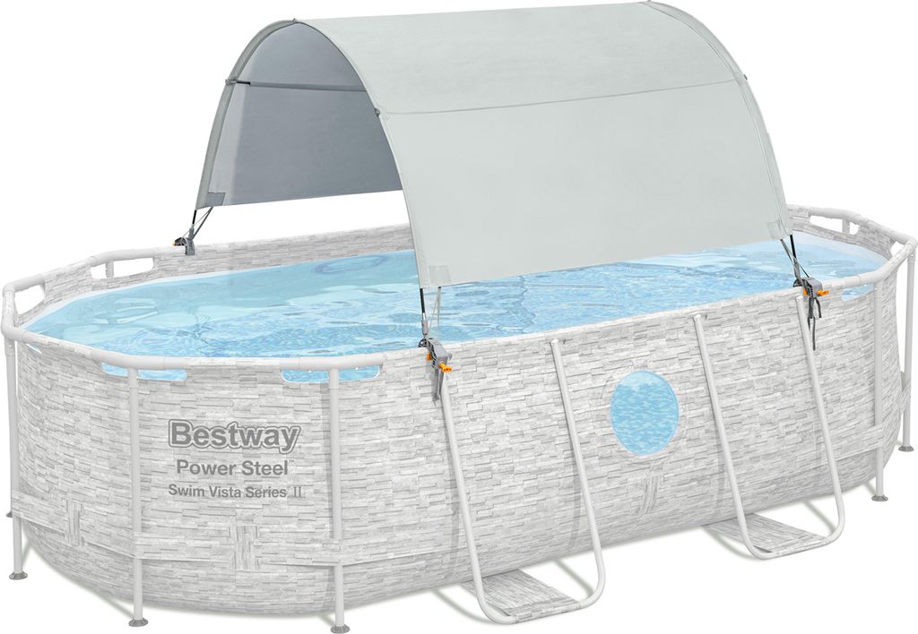 Bestway® Sonnenschutzdach für eckige und ovale Pools Produktbild 