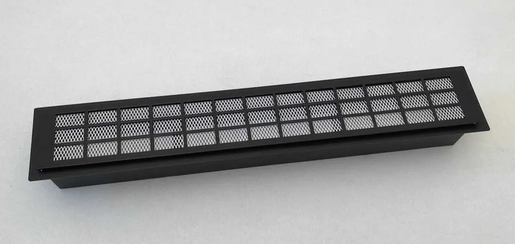 Griglia Ventilazione Bianca 44cm Pareti Infiammabili | Calore Sicuro