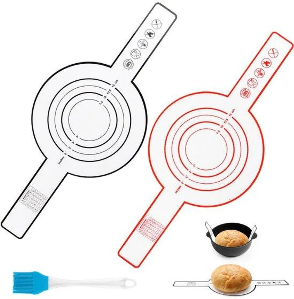 Tapis de cuisson silicone anti-brûlure pour cocotte et pain artisanal
