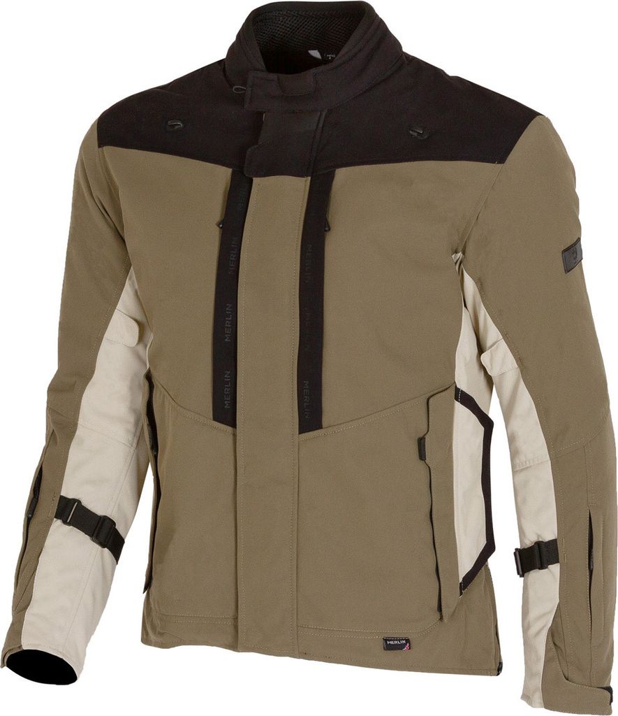 Merlin Borderlands D3O Motorrad Textil Jacke, grün, L
