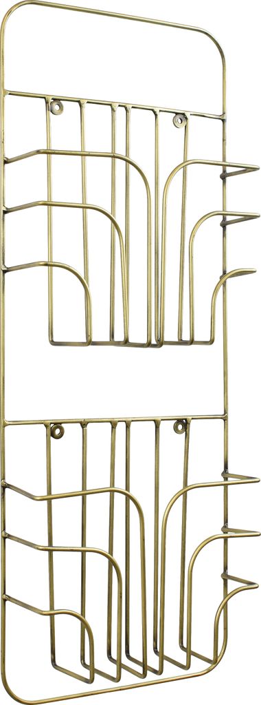LOFT42 Rowan Großer Zeitschriftenständer - Gold - Metall