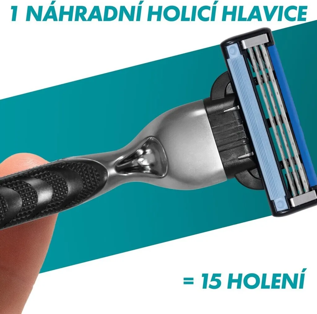 Pack Lame Mach3 Gillette pour rasage de près quotidien sans irritation - 4