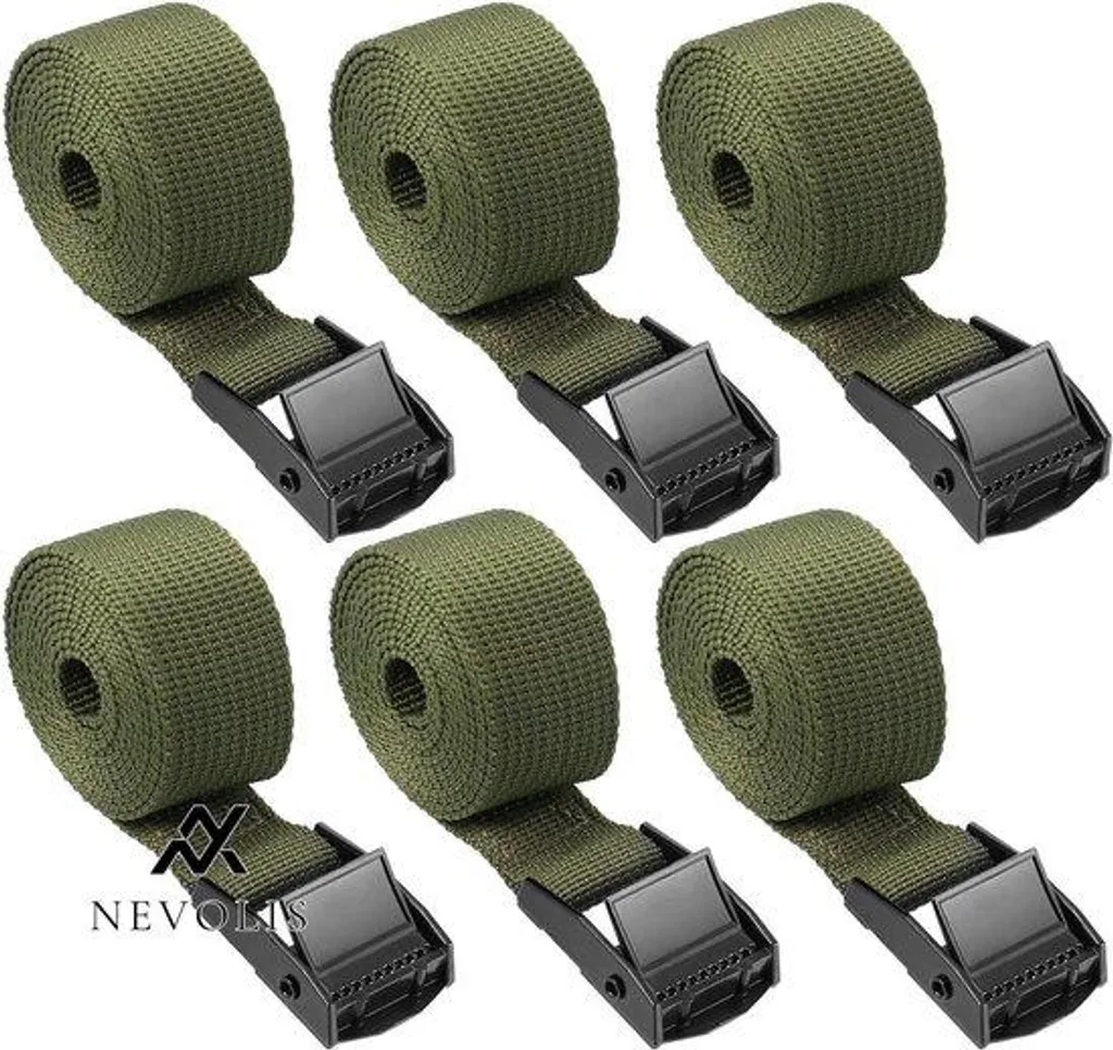 Sangle de serrage 100 cm inox verte - Fixation robuste haute résistance