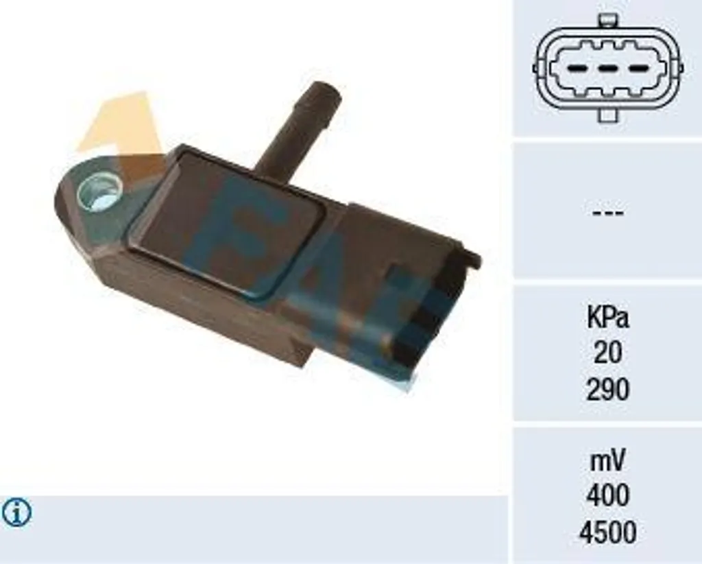 Capteur pression d'admission FAE 15184 solution voyant moteur Transit
