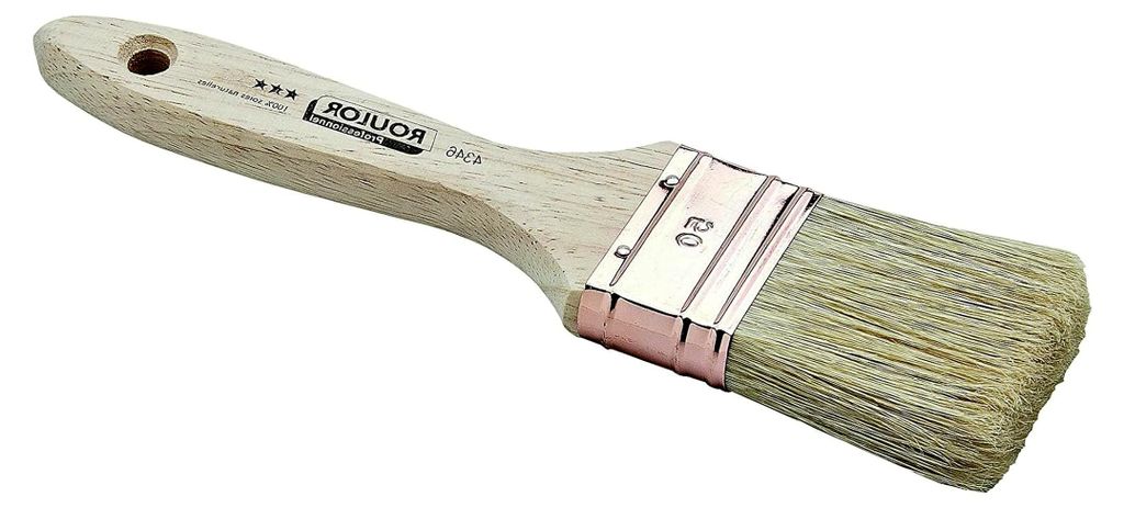 NESPOLI Flachpinsel ROULOR - für lösungsmittelhaltige Farben 80x18 - Werkzeug für den Bau