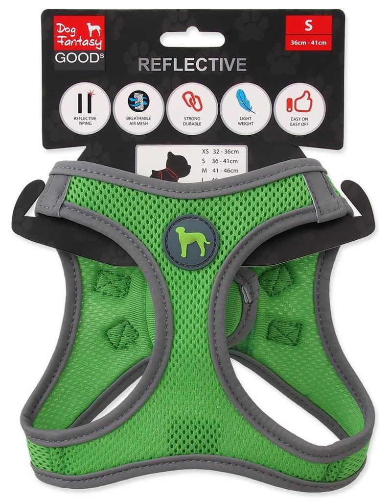 Pettorina Dog Fantasy Puppy S lime 36-41 cm Immagine del prodotto 