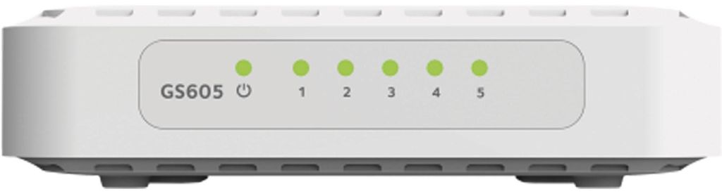 NETGEAR GS605, Nie zarządzany, L2, Gigabit Ethernet Zdjęcie produktu 