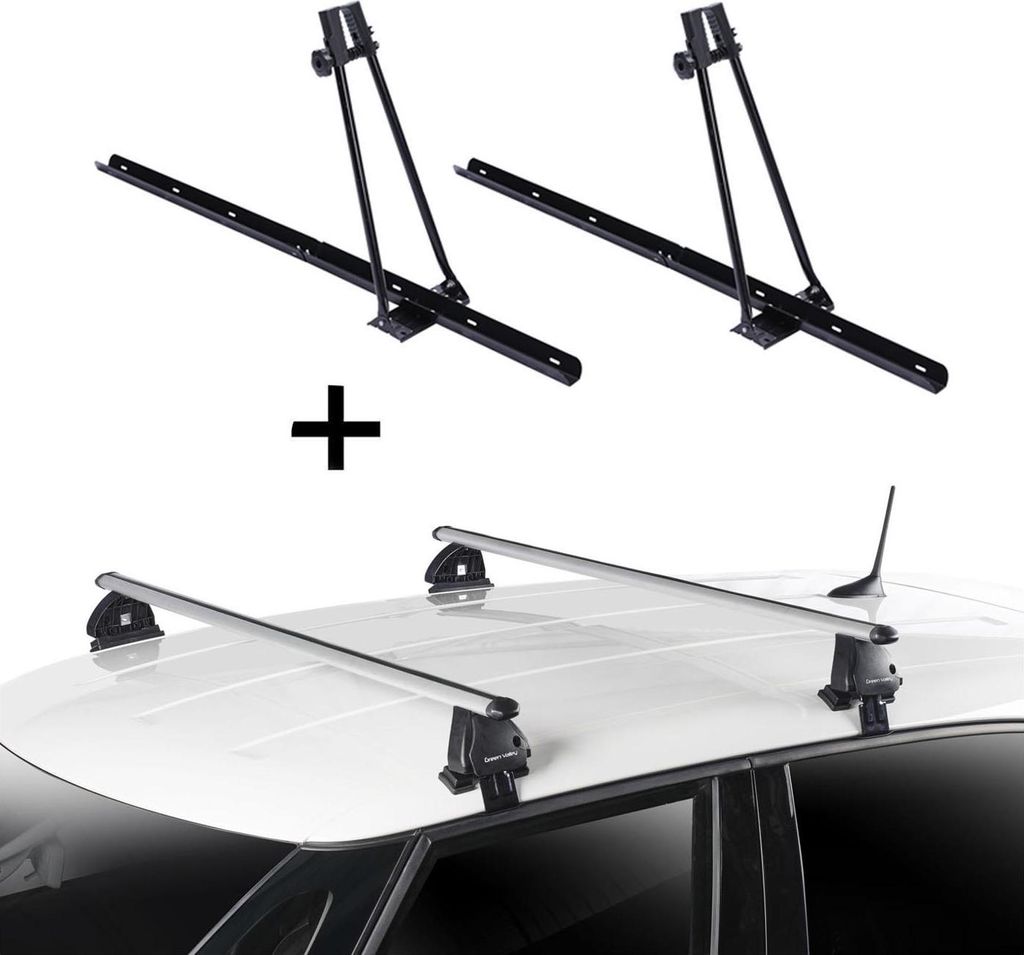 2x Fahrradträger ORION + Dachträger VDP EVO ALU kompatibel mit für Volvo V50 5 Türer 2004-2012
