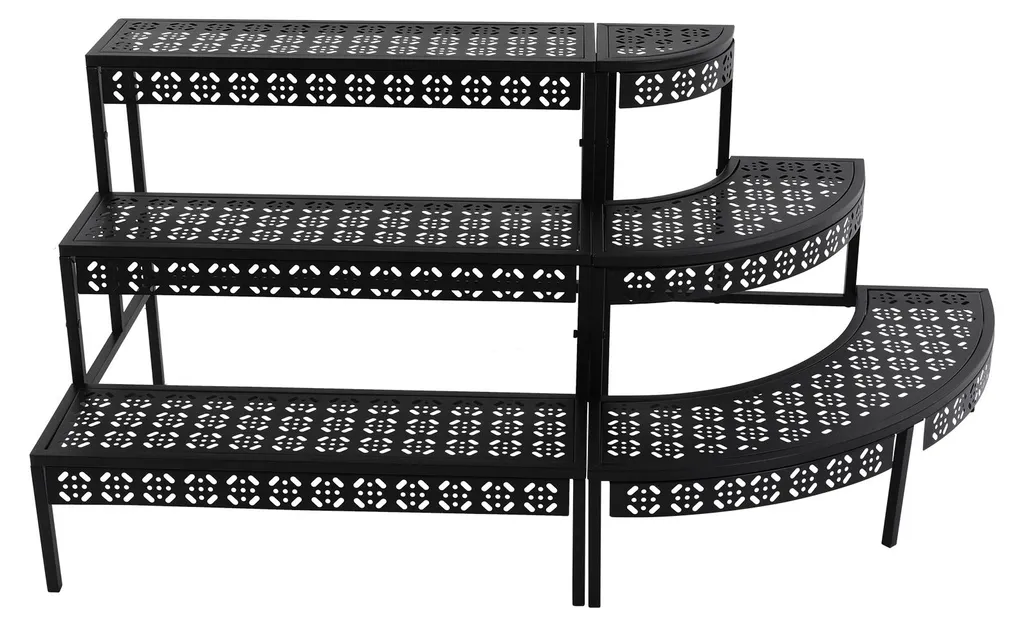 Support fleurs vertical 3 étages pour optimiser l'espace de votre véranda