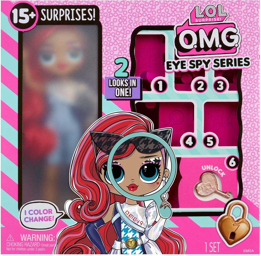 L.O.L. Surprise! OMG Eye Spy – Spy, Lalka modowa, Damski, 4 Zdjęcie produktu 