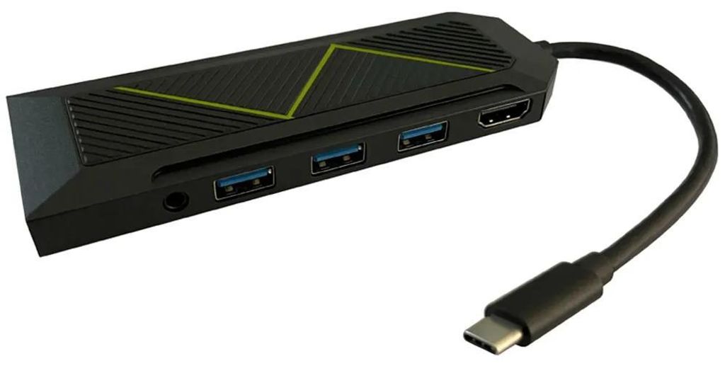 LC-Power USB-Hub LC-HUB-C-Multi-6-RGB