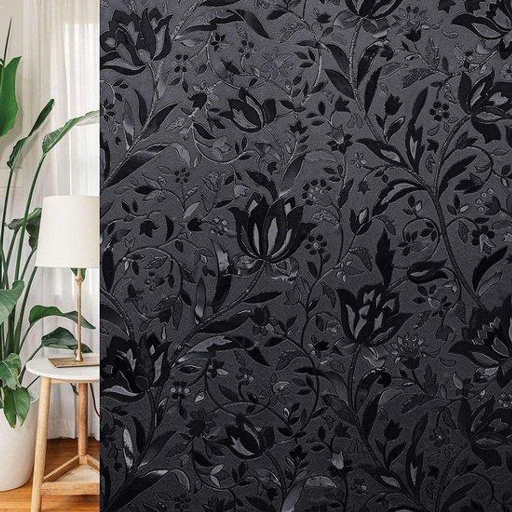Schwarze Raufolie mit UV-Schutz und Wärmedämmung, dunkel schwarz, 90x200 cm