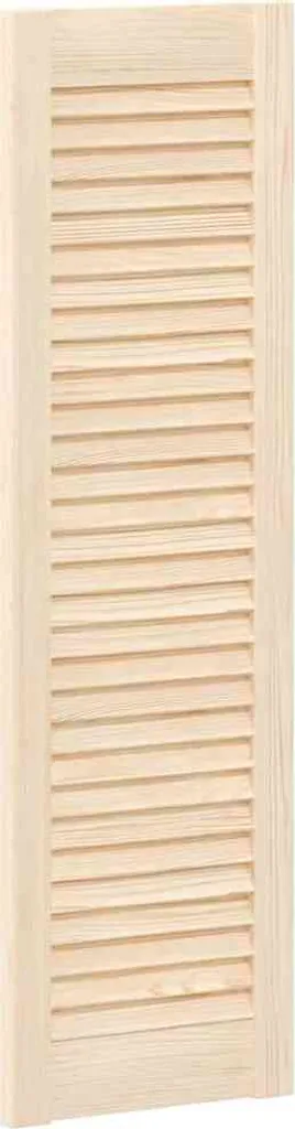 Set 2 Ante a Lamelle 99x29,5cm in Pino Massiccio per Armadi vidaXL - 4