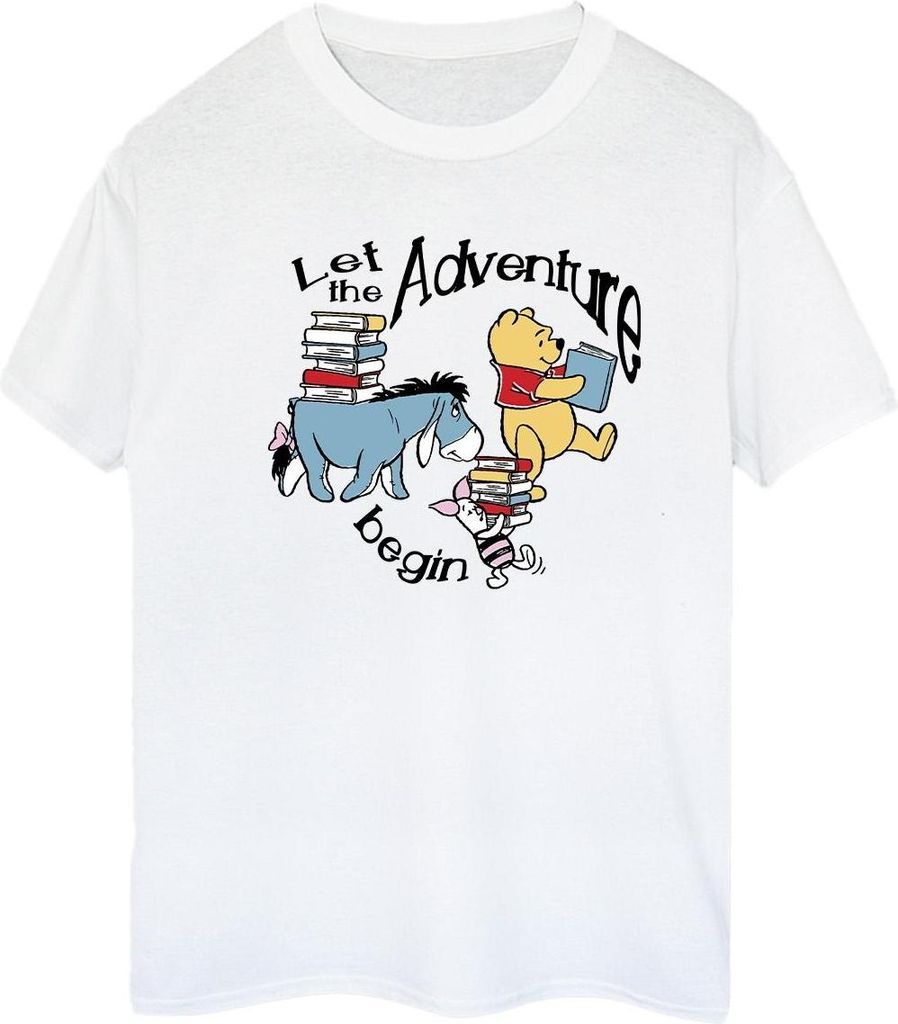 Winnie the Pooh - "Let The Adventure Begin" T-Shirt für Damen BI53702 (3XL) (Weiß)