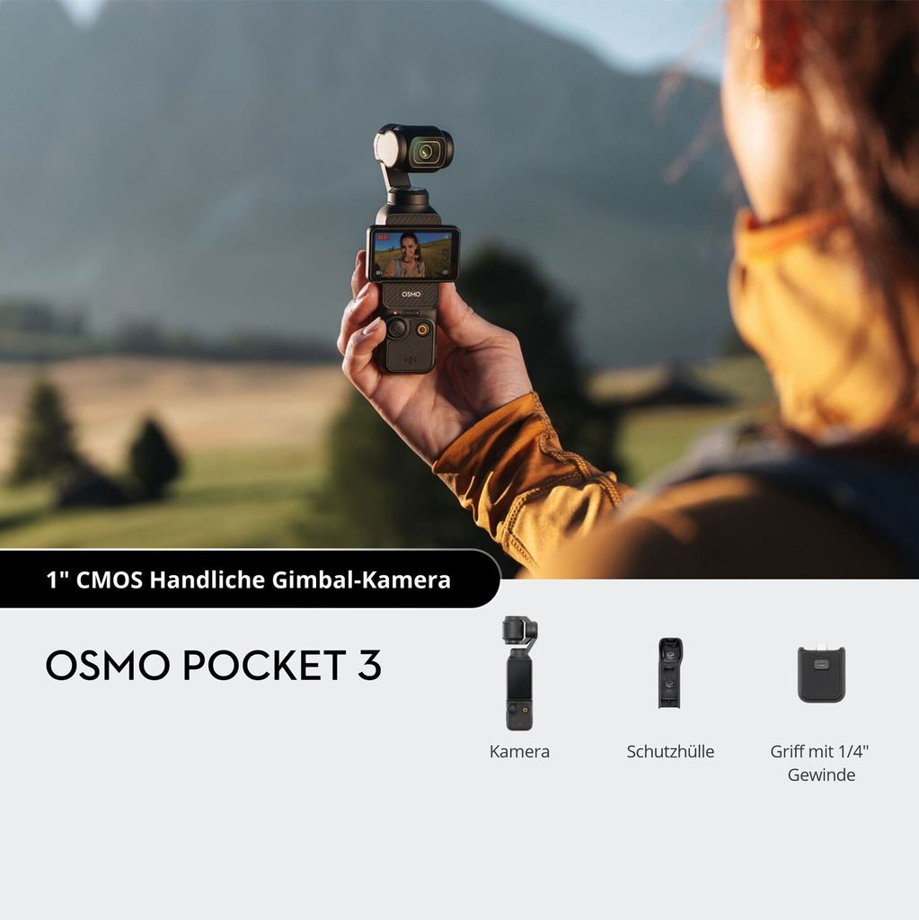 DJI Osmo Pocket 3 4K Vlogging Kamera Mit Kaufland de