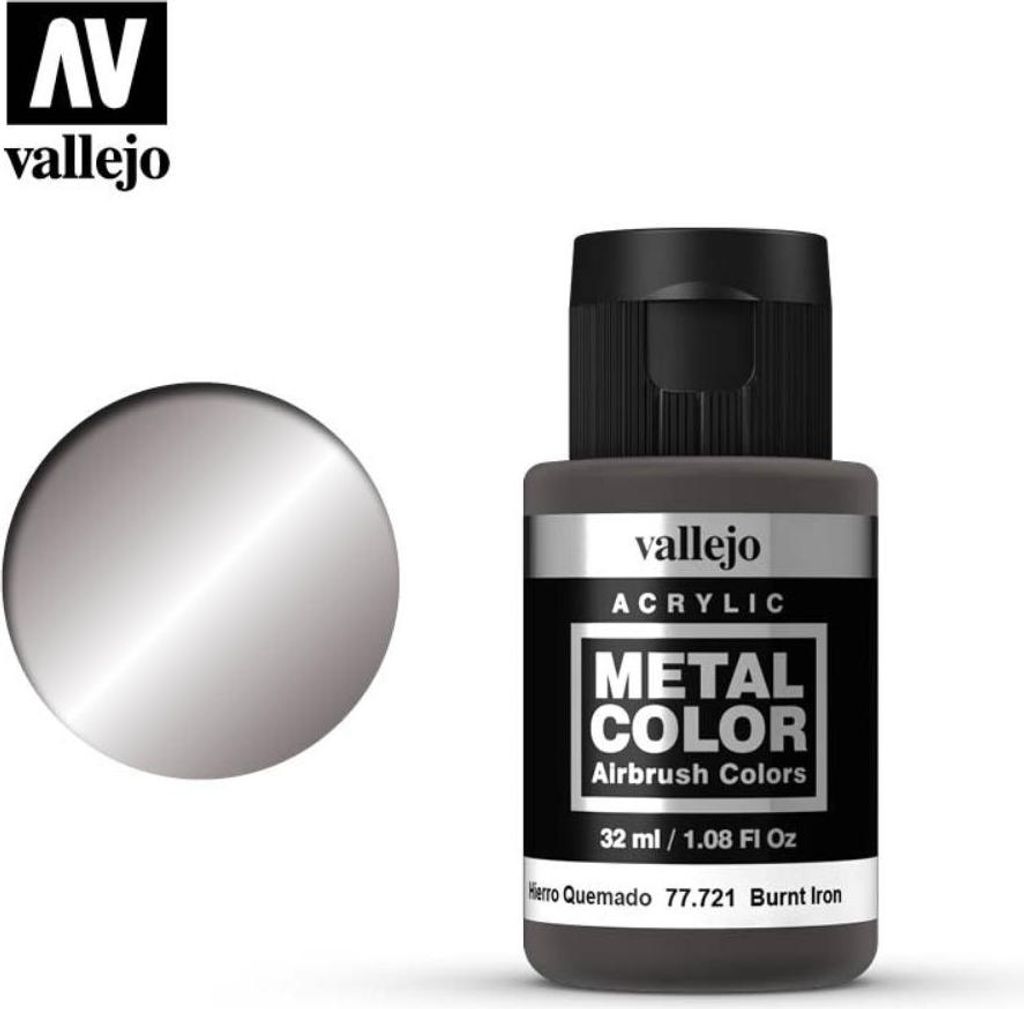 Vallejo 77.721, 32 ml, Grau, Metallisch, Flasche