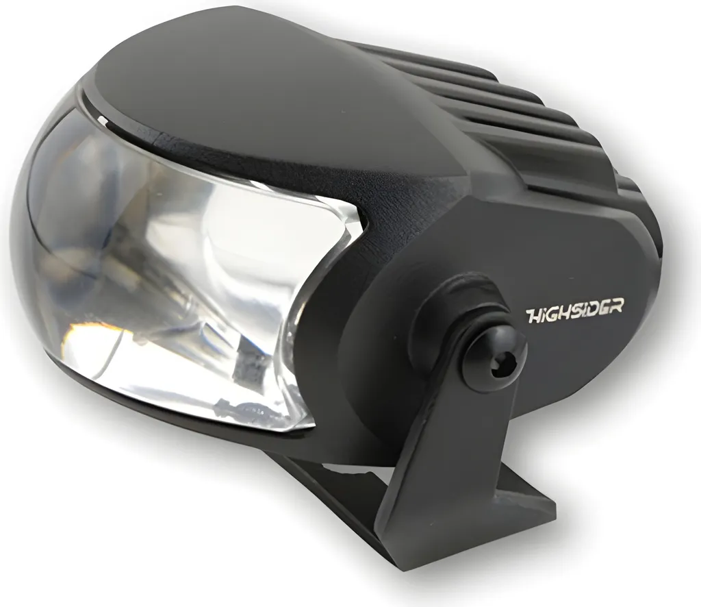 Phare longue portée LED noir HIGHSIDER Comet-High solution éclairage
