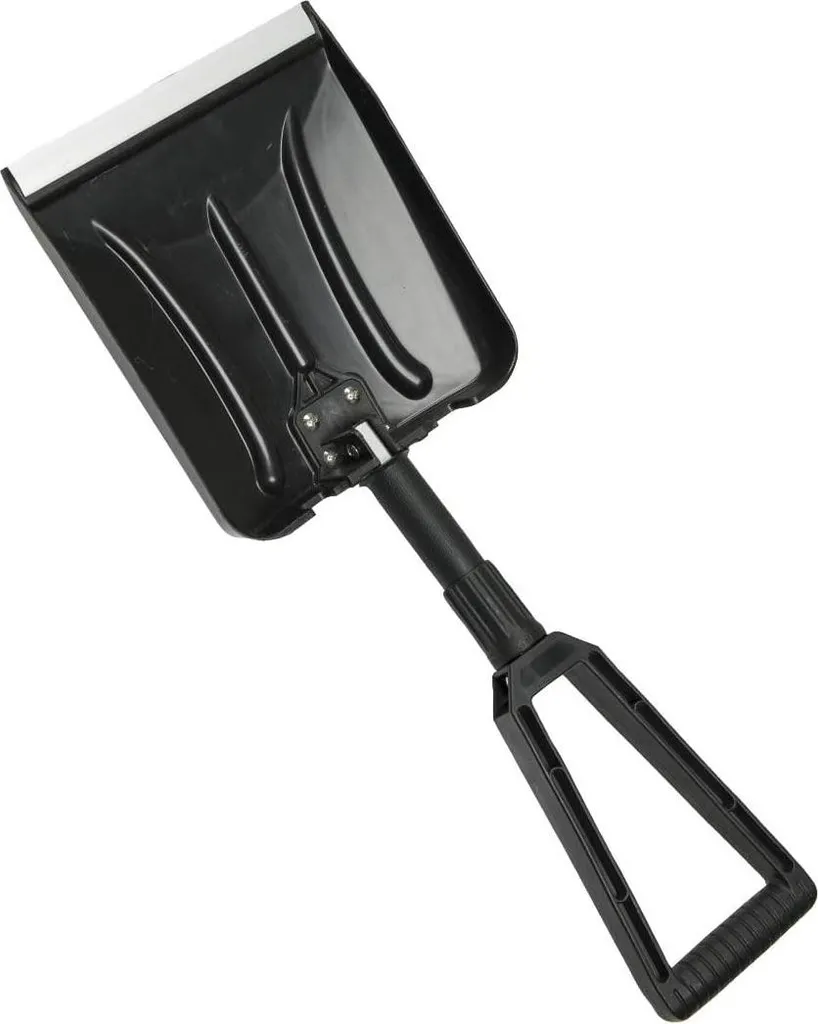 Pelle à neige pliable ultra légère en ABS noir spécial coffre auto