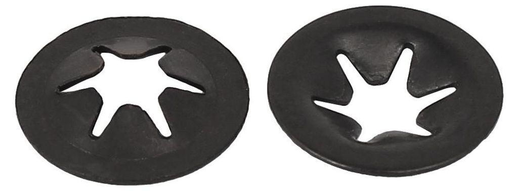 40 Stš¹ck Sternschloss Sicherungsscheiben 4mm x 12mm mit Innenzahn Ersatz