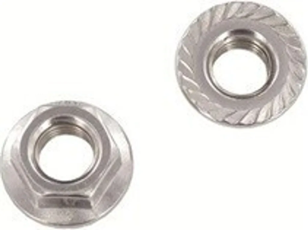 Dadi Flangiati DIN 6923 M12 Inox A2 Zigrinati - Fissaggio Alta Tenuta 100 pz