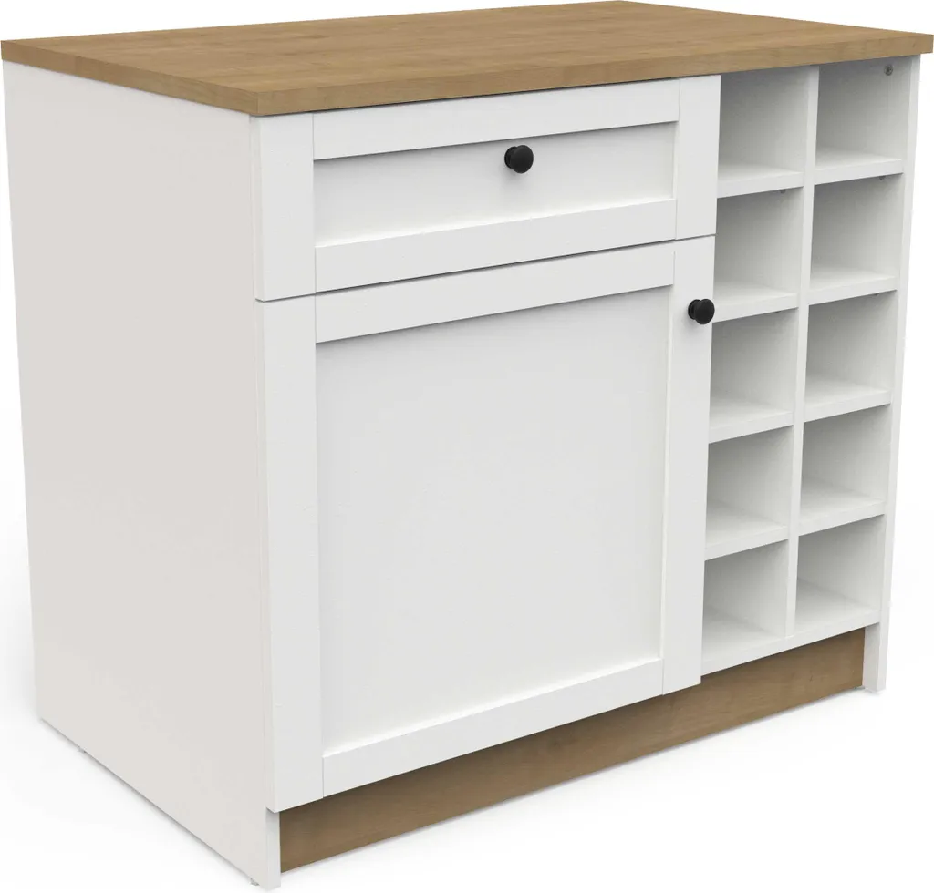 Armoire de cuisine gain de place Cottage pour bouteilles et vaisselle