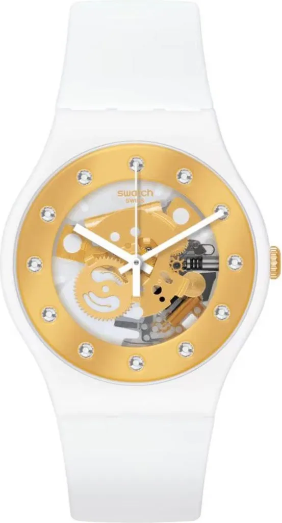 Specifiche Swatch SUOZ148 Sunray Glam: Movimento a Vista e Qualità Swiss