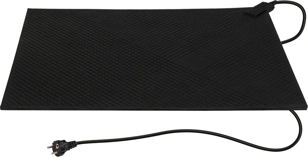Fini les pieds froids avec le tapis chauffant Mi-Heat caoutchouc 110W