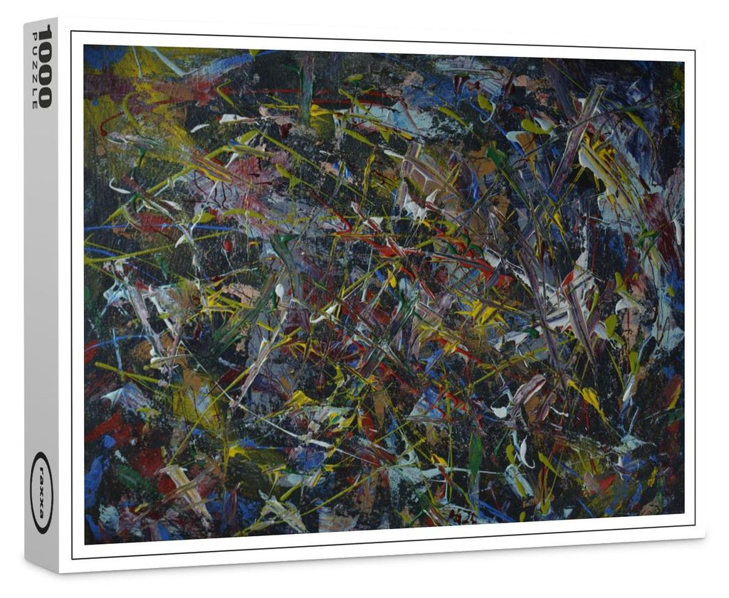 raxxa Premium-Puzzle "Abstraction 1b", 1000 Teile