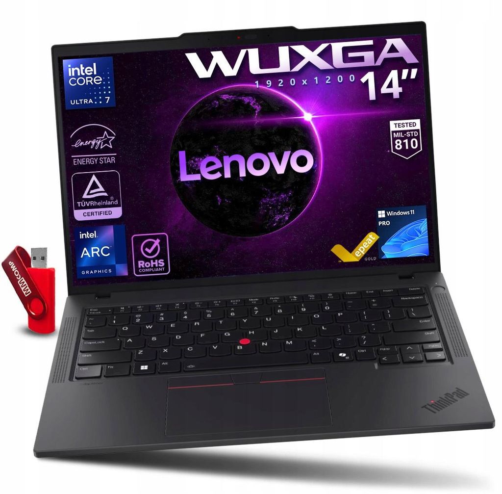 Laptop Lenovo ThinkPad T14 G6 Ultra 7 268V 32GB 256GB SSD Produktbild 