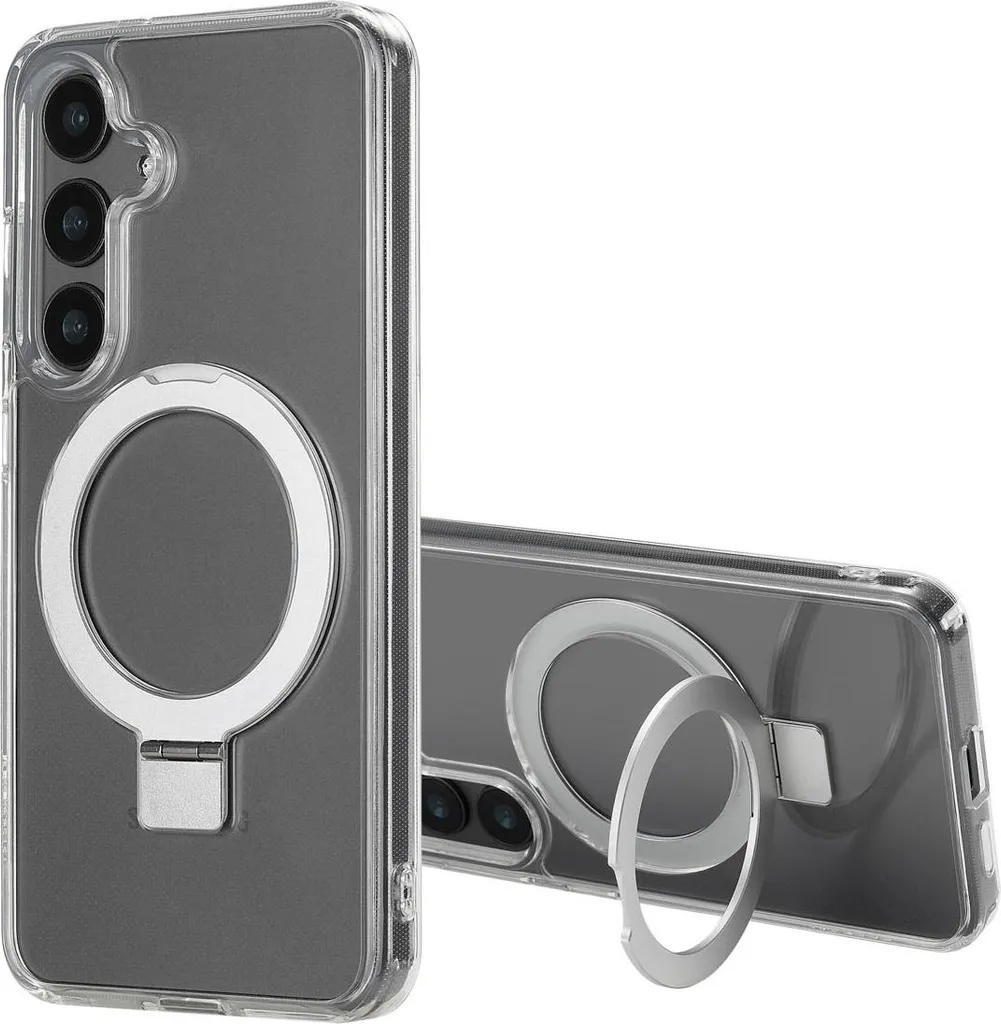 Accezz Ring Stand Backcover con MagSafe Samsung Galaxy S24 - Trasparente - 1