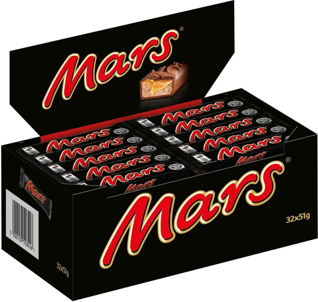 Mars Classic 32 x 51 g (1,6 kg) Produktbild 