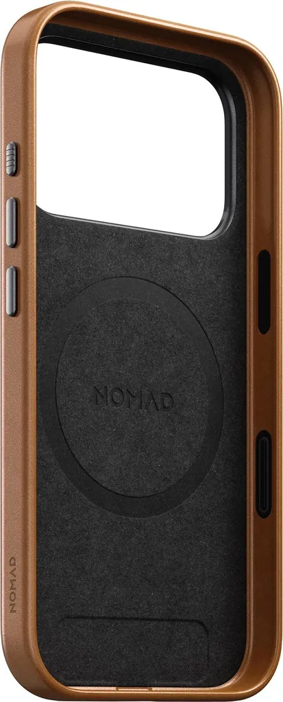 Étui en cuir iPhone 17 Pro Nomad Ecco avec Protection Caméra Aluminium - 4