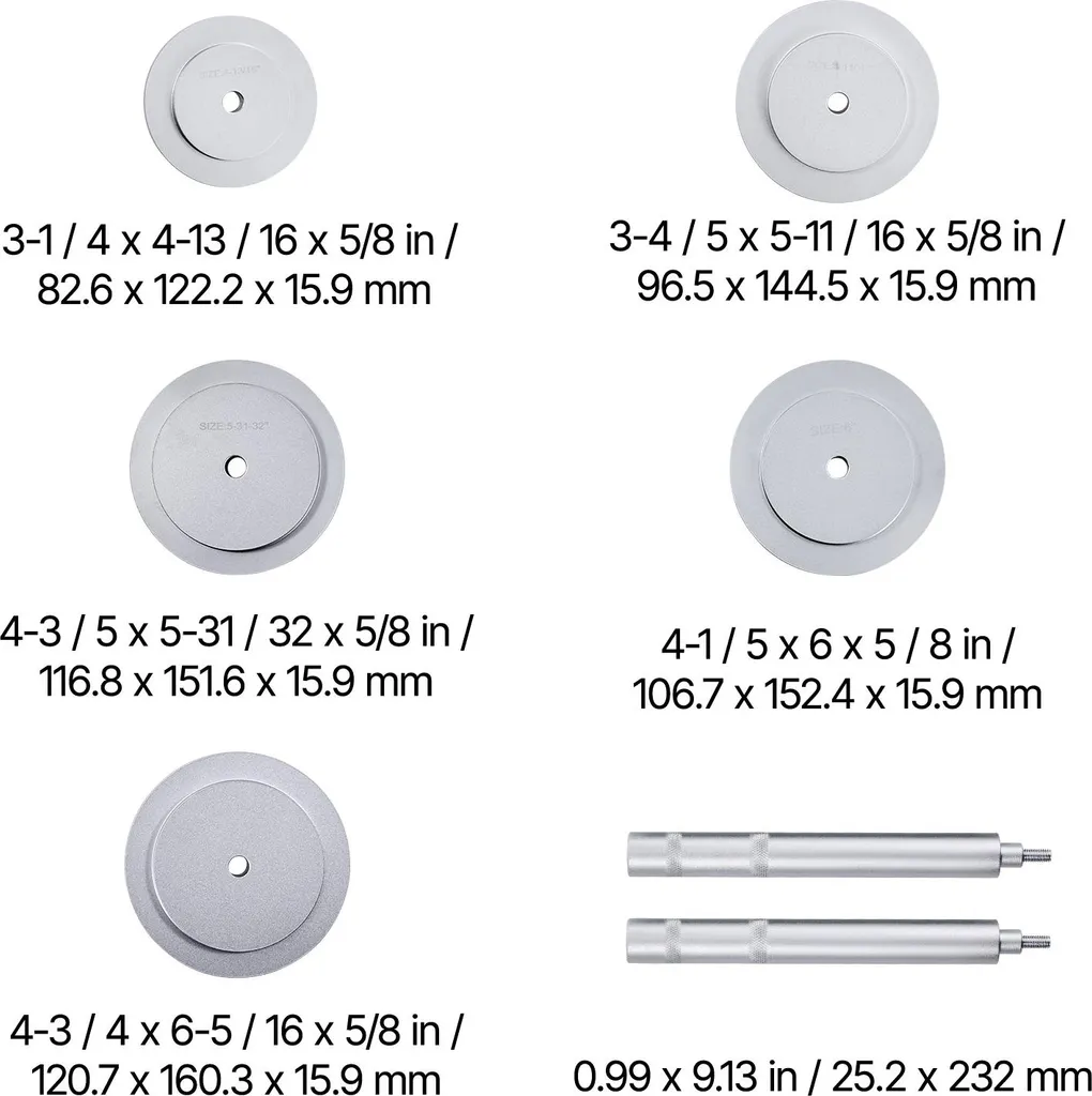 Set Pressa Cuscinetti SucceBuy 7 Pezzi - Addio Danni ai Mozzi! - 8