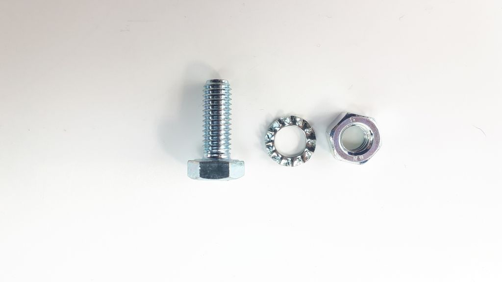 Bofix gegen M6x12 Sechseck + Federring