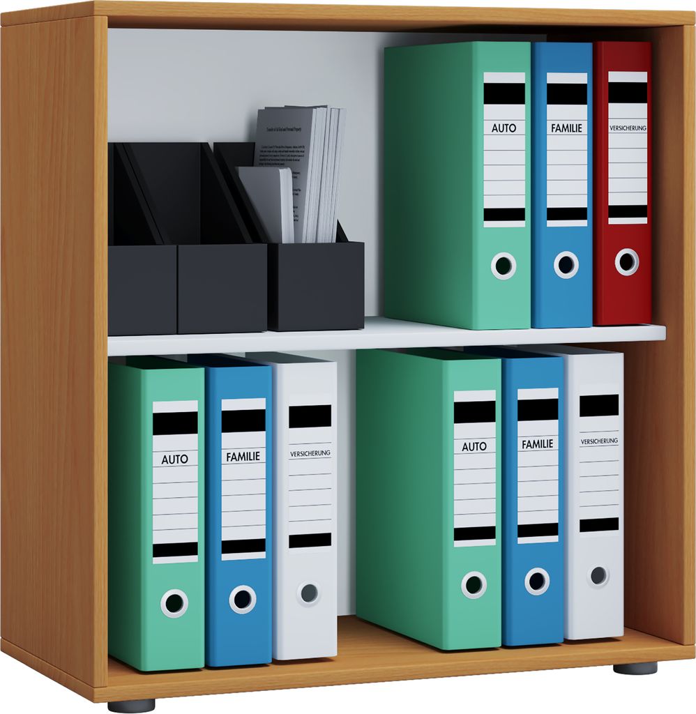 VCM my office Aktenregal L buche 70,0 x 40,0 x 74,0 cm
