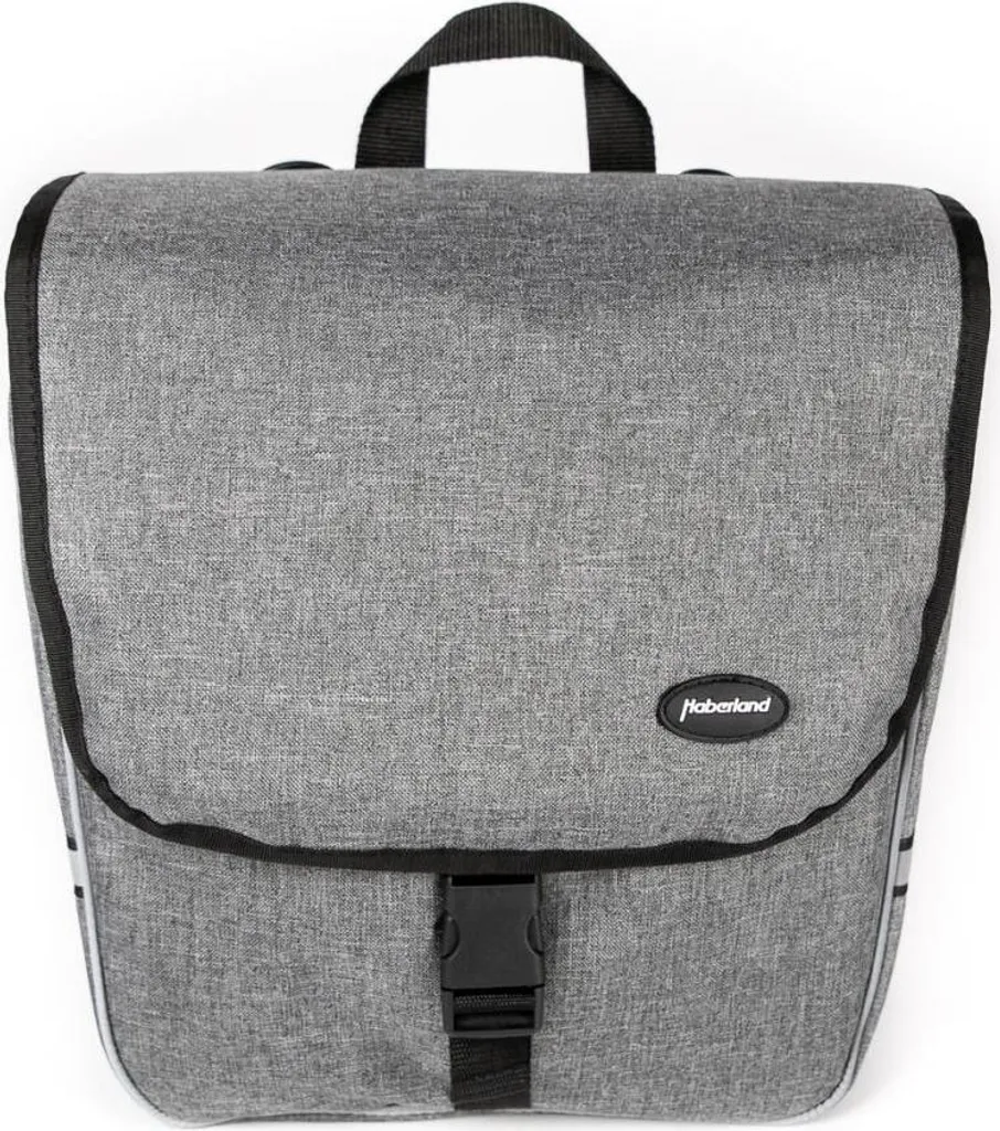Haberland Sac Simple Trend L Gris - Sacoche Porte-Bagages Vélo 18L