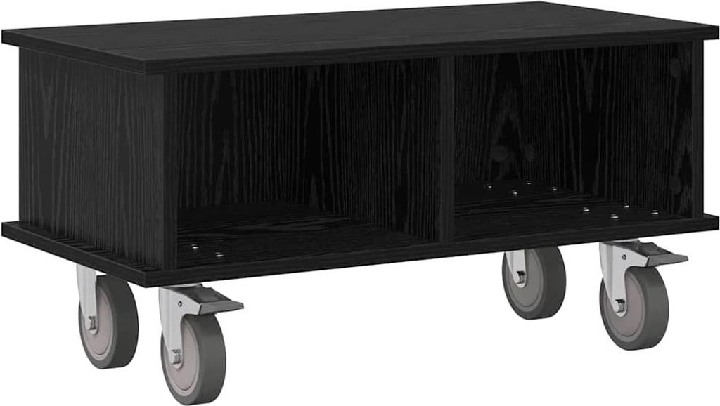 TV-Ständer Schwarz Eichen-Optik 68,5 x 35 x 35 cm Holzwerkstoff
